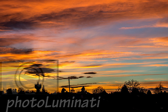 Leicestershire sunset