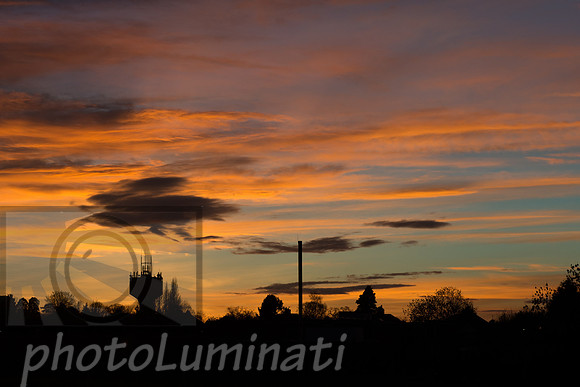 Leicestershire sunset